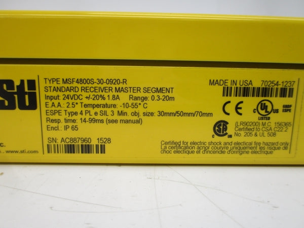 OMRON MSF4800S-30-0920-R 70237-1112 24VDC NSMP