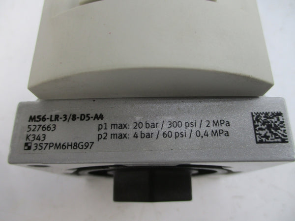 FESTO MS6-LR-3/8-D5-A4 527663 60-300PSI NSMP