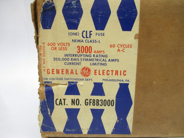 GENERAL ELECTRIC GF8B3000 600V 3000A NSMP