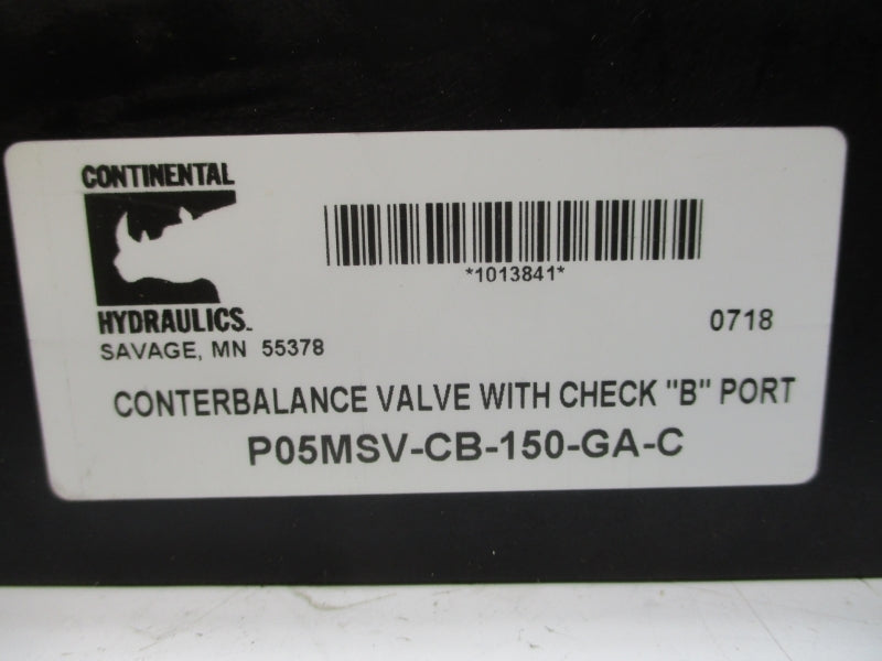 CONTINENTAL HYDRAULICS P05MSV-CB-150-GA-C NSNP