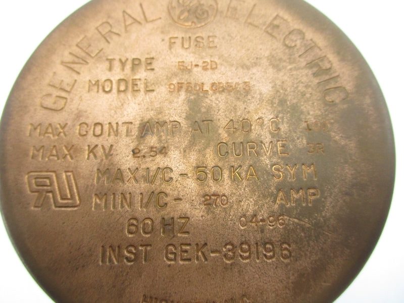 GENERAL ELECTRIC 9F60 LCB 503 EJ-2D 2.54KV 270A NSNP