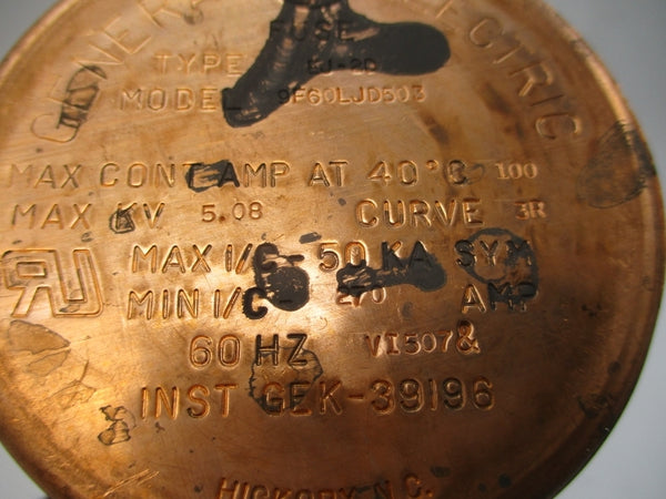 GENERAL ELECTRIC 9F60LJD503 EJ-2D 5.08KV 270A NSNP