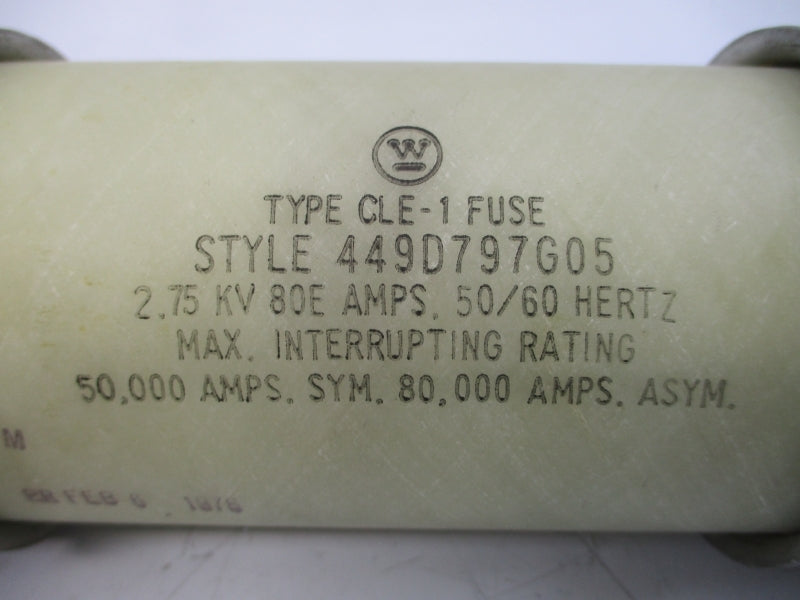 WESTINGHOUSE 449D797G05 CLE-1 2.75KV 80EA NSNP