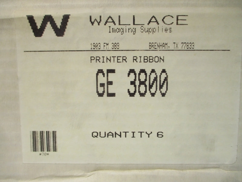 WALLACE GE 3800 (PKG OF 6) NSMP