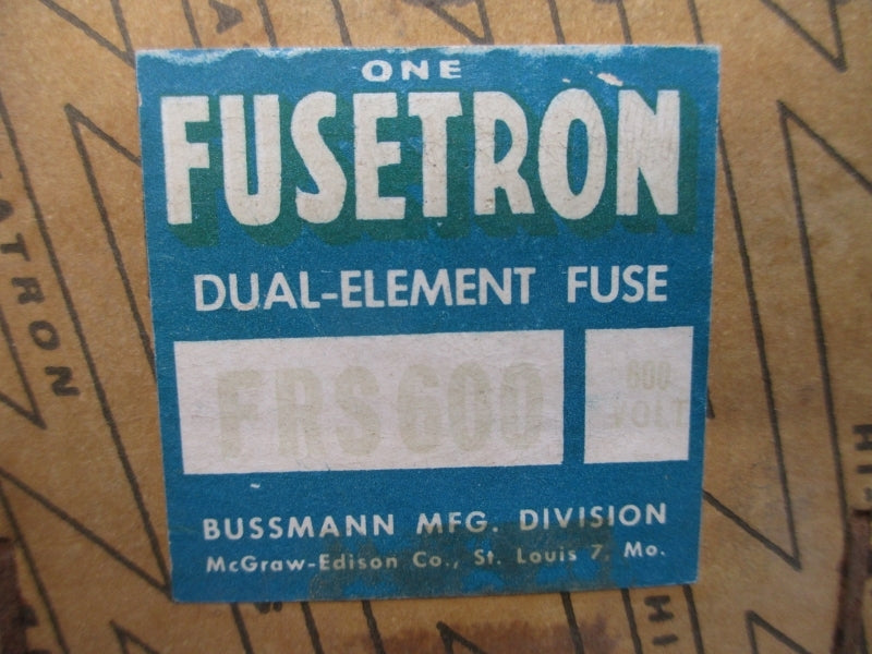 BUSSMANN FRS600 600VAC 600A (BR/PK) NSMP