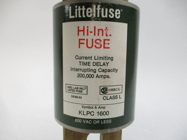 LITTELFUSE KLPC1600 600VAC 1600A (BR/GR) NSMP