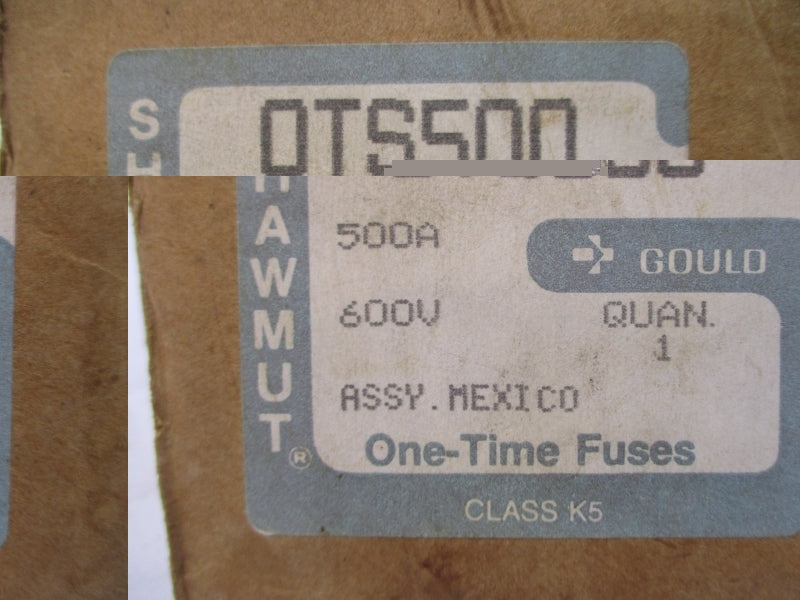 GOULD SHAWMUT OTS500 600VAC 500A NSMP