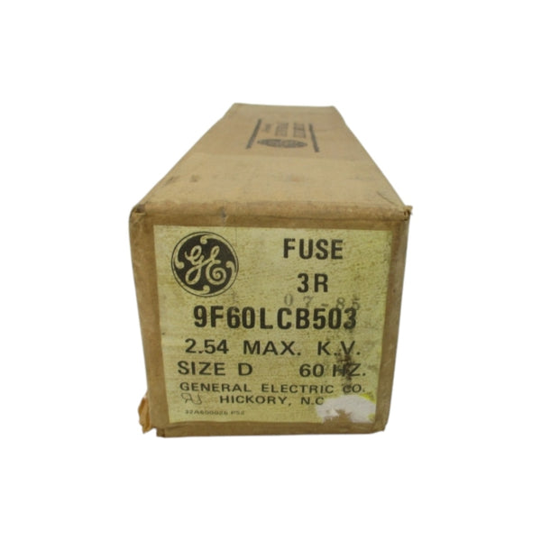 GENERAL ELECTRIC 9F60LCB503 2.54KV 3R NSFS