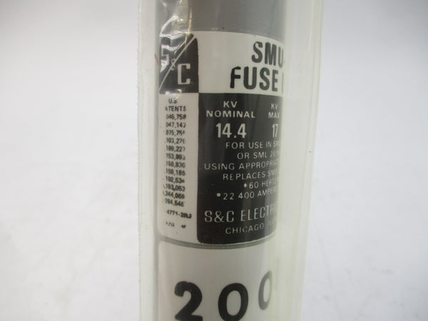 S&C ELECTRIC 712200 SMU-20 14.4KV 200EA NSMP