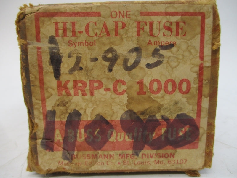 BUSSMANN KRP-C 1000 600VAC 1000A NSMP