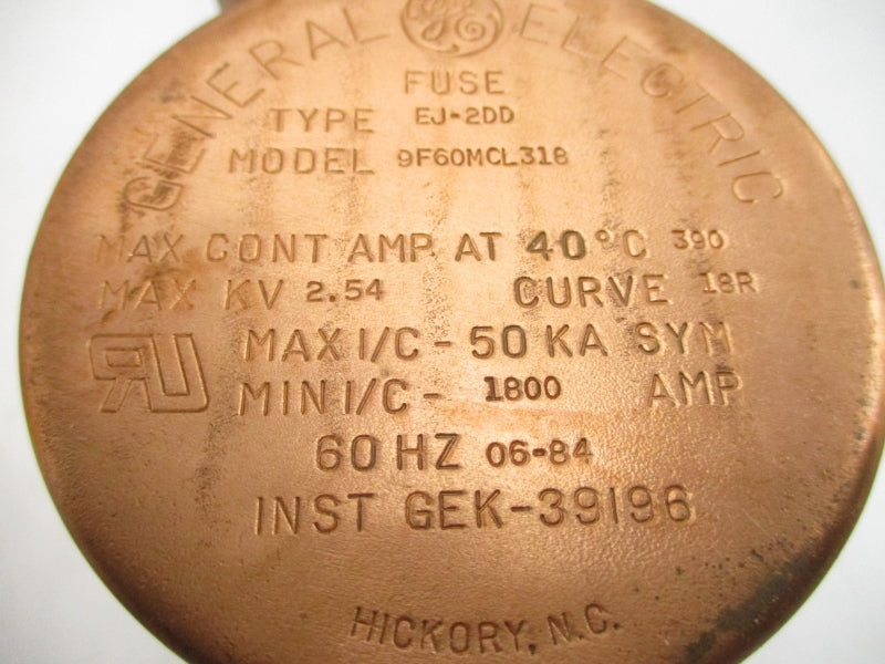 GENERAL ELECTRIC 9F60MCL318 EJ-2DD 2.54KV 1800A NSMP