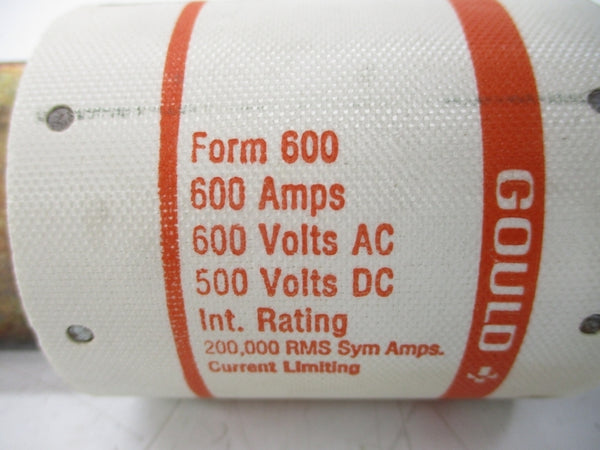 GOULD SHAWMUT A6Y600-4 600VAC 600A NSNP