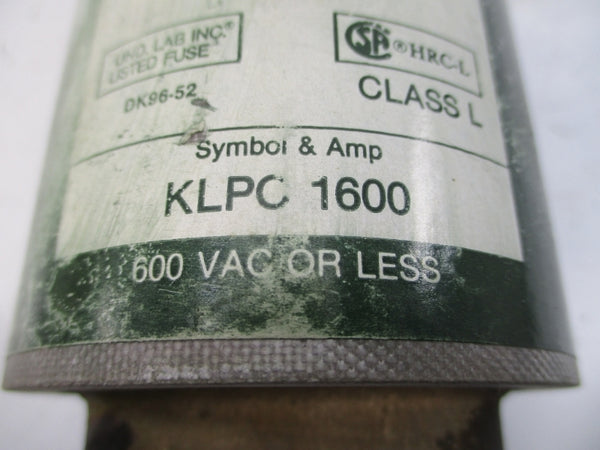 LITTLEFUSE KLPC1600 600VAC 1600A UNMP