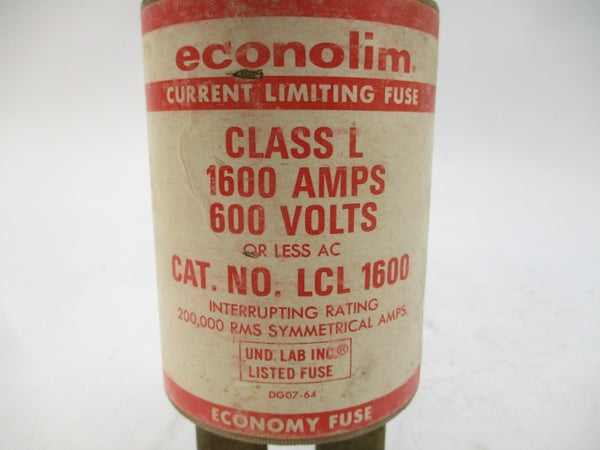 ECONOLIM LCL 1600 600VAC 1600A UNMP