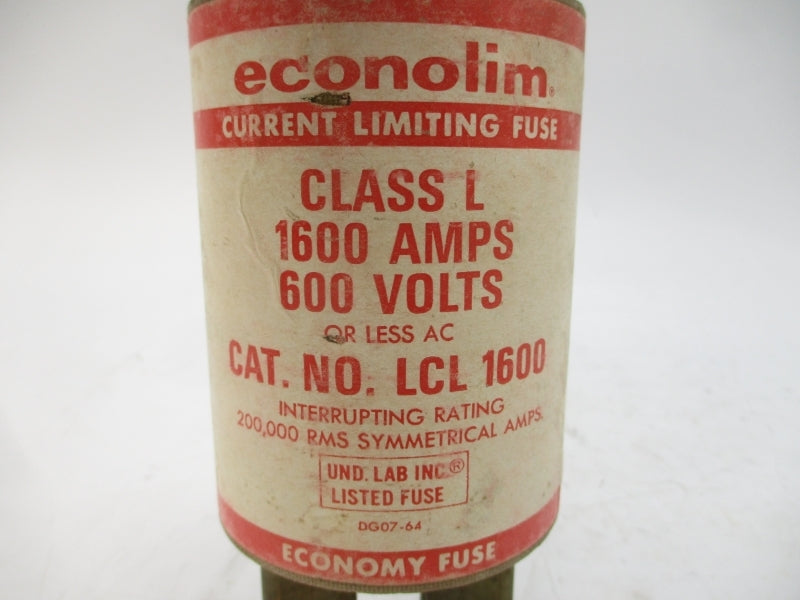 ECONOLIM LCL 1600 600VAC 1600A UNMP