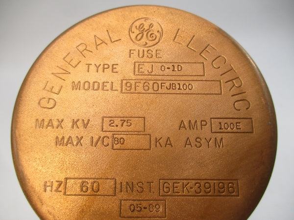 GENERAL ELECTRIC 9F60FJB100 EJ0-1D 2.75KV 100EA NSNP