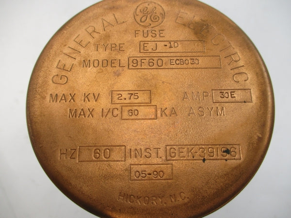 GENERAL ELECTRIC 9F60 ECB030 EJ-1D 2.75KV 30EA NSNP