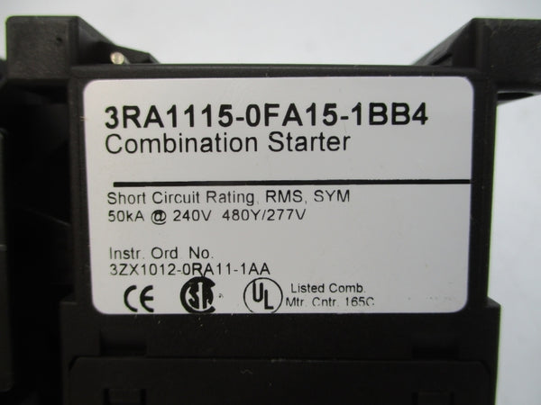 SIEMENS 3RA1115-0FA15-1BB4 24VDC 0.35-0.5A NSMP