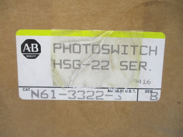 ALLEN BRADLEY N61-3322-3 SER. B (BR/YL) NSMP