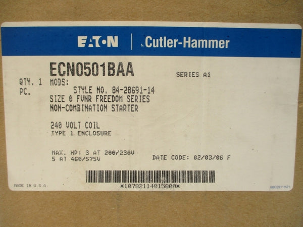 EATON ECN0501BAA SER. A1 240V 18A NSMP