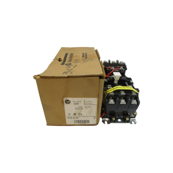 ALLEN BRADLEY 509-AOD SER. B 110/115-120V 18A (BR/WH) NSMP