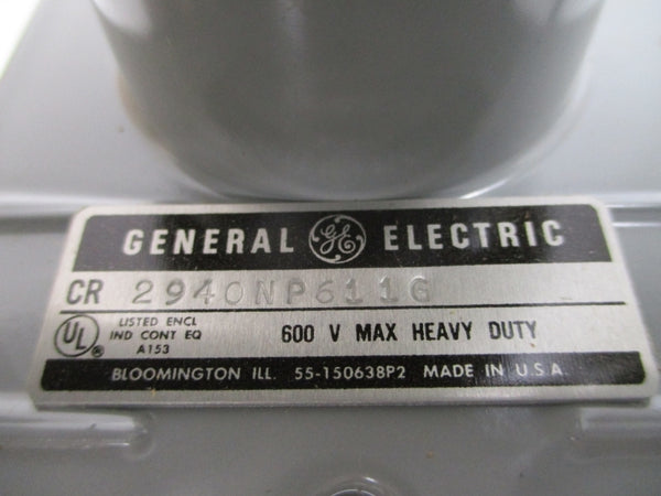 GENERAL ELECTRIC CR2940NP611G 600V NSMP