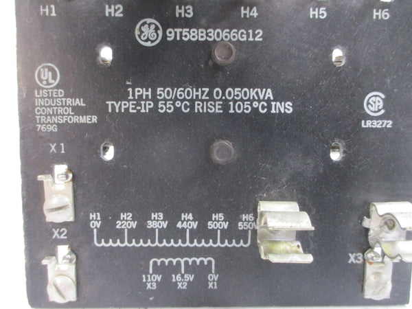 GENERAL ELECTRIC 9T 58B 3066 G12 550V NSMP
