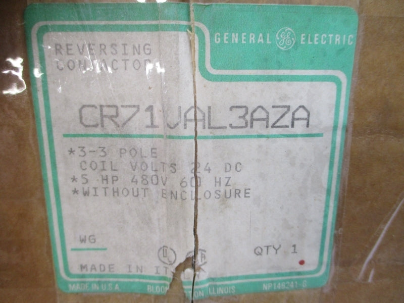 GENERAL ELECTRIC CR71VAL3AZA 24VDC 9.0A NSMP