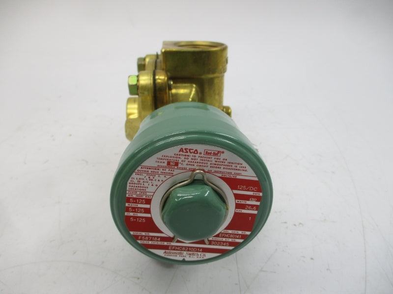 ASCO EFHC8210D14 125VDC 5-125PSI 1" NSMP
