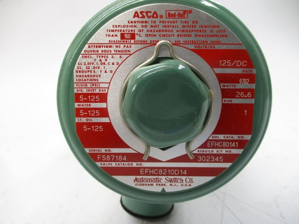 ASCO EFHC8210D14 125VDC 5-125PSI 1" NSMP