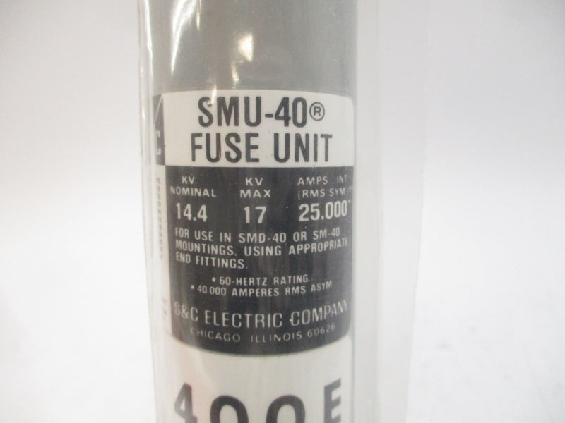 S&C ELECTRIC 822400 SMU-40 14.4KV 400EA NSMP