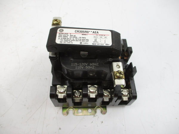 GENERAL ELECTRIC CR305R002AEA SER. A 110/115-120V 20A NSMP