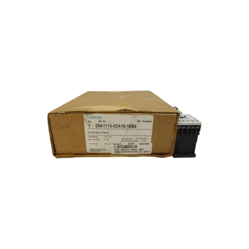 SIEMENS 3RA1115-0DA15-1BB4 24VDC 0.22-0.32A NSMP