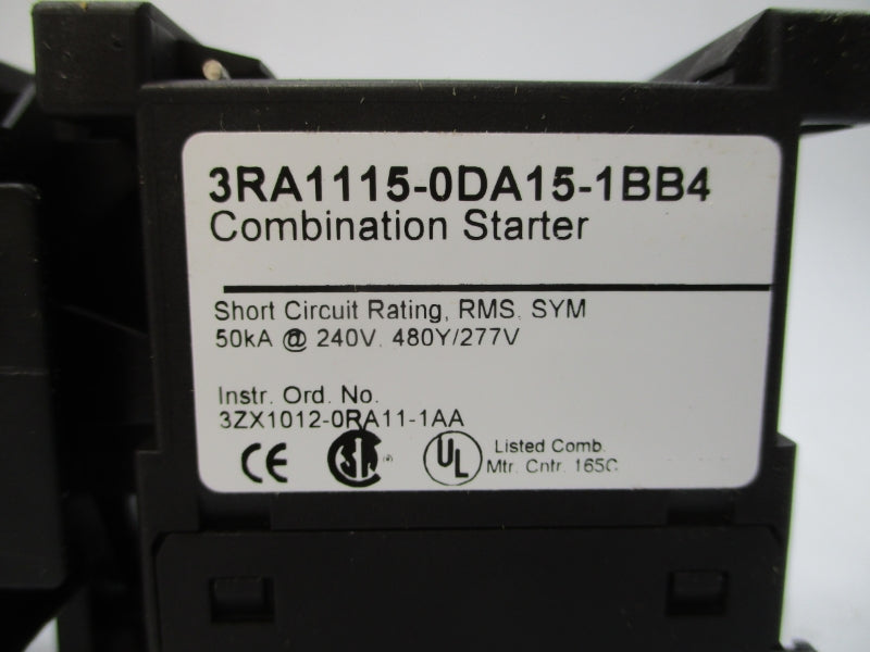 SIEMENS 3RA1115-0DA15-1BB4 24VDC 0.22-0.32A NSMP