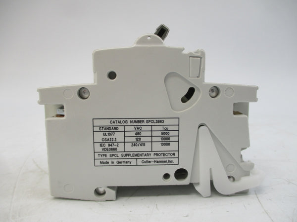 CUTLER HAMMER SPCL3B63 240/415/480VAC 63A (PKG OF 4) NSMP