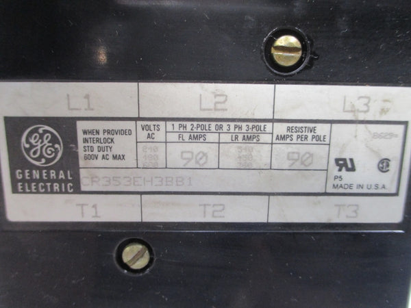 GENERAL ELECTRIC CR353EH3BB1 208/220/240V 90A UNMP