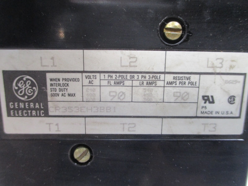 GENERAL ELECTRIC CR353EH3BB1 208/220/240V 90A UNMP