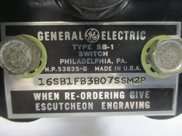 GENERAL ELECTRIC 16SB1FB3B07SSM2P UNMP