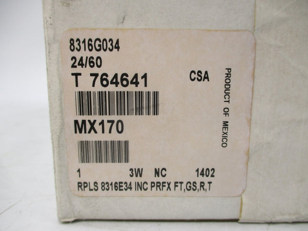 ASCO 8316G034 24V 1" NSFS