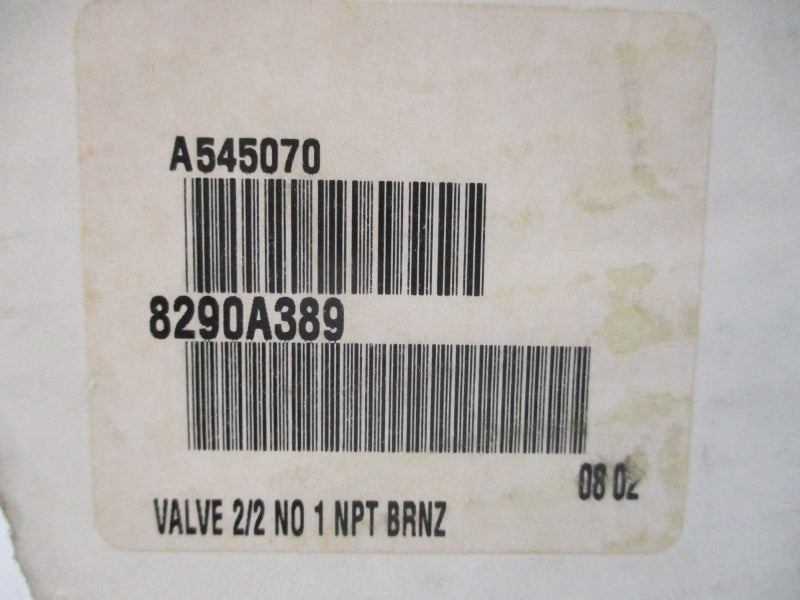 ASCO 8290A389 1" NSFS