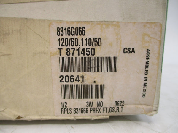 ASCO 8316G066 110/120V 10-150PSI 1/2" NSMP