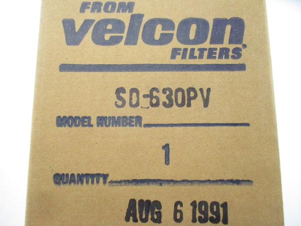 VELCON FILTERS SO-630PV NSFS