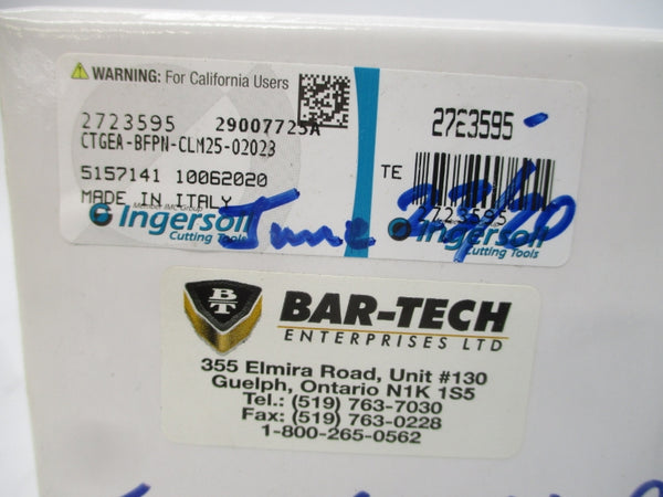 INGERSOLL 29007725A 2723595 NSMP