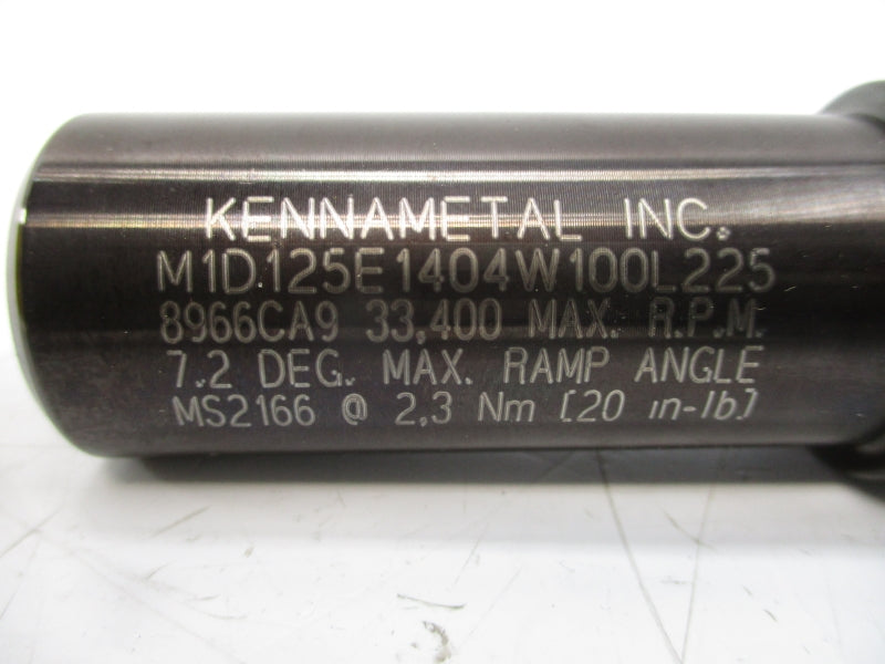 KENNAMETAL M1D.125E1404W100L225 NSMP
