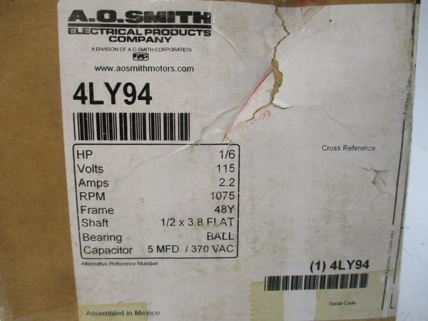 A.O.SMITH 4LY94 F48U71A01 115V 2.2A NSMP