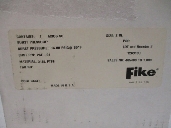 FIKE 1263183 AXIUS-SC 15.00PSI 2" NSMP