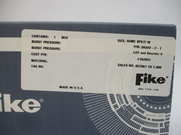 FIKE D4342-2-T 24VAC/DC 2" NSMP
