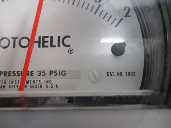 DWYER 3002 120/240VAC 10A 35PSI 0-2"H2O NSMP