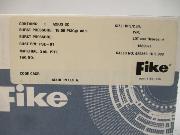 FIKE 1632371 AXIUS-SC 15.00PSI 2" NSMP