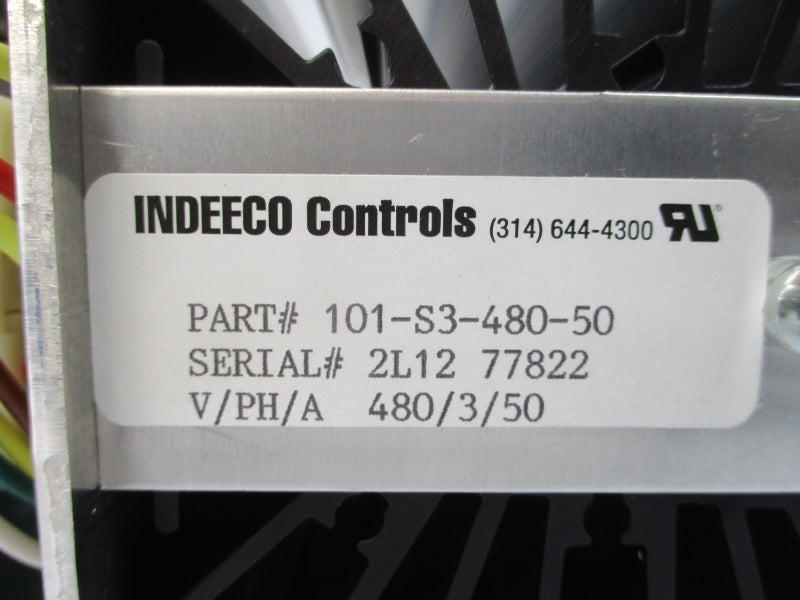 INDEECO CONTROLS 101-S3-480-50 480V 50A NSNP